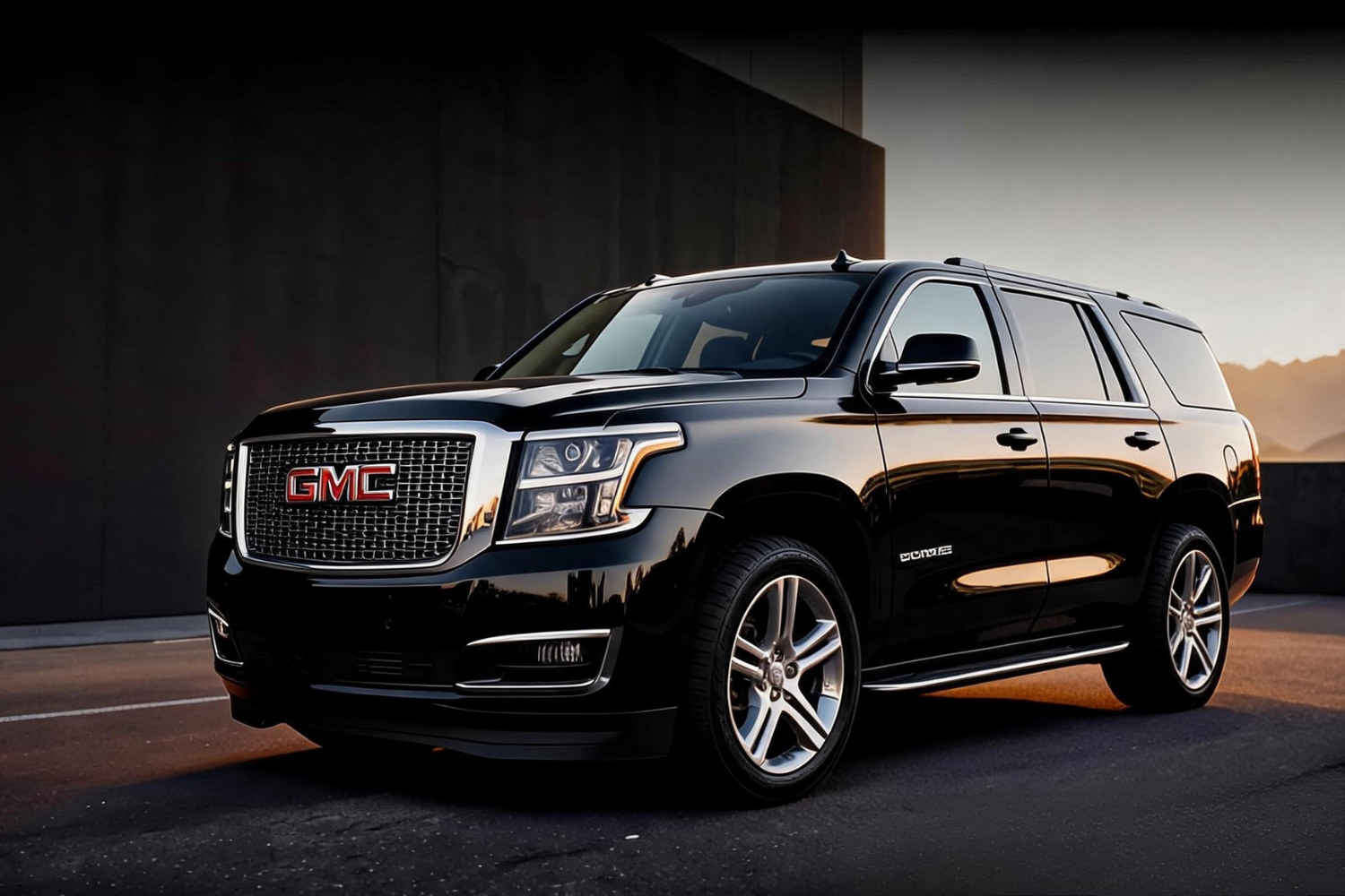 GMC Yukon Denali XL luxury chauffeur vehicle San Francisco