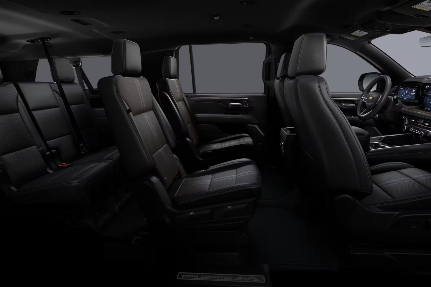 Chevrolet Suburban Premier executive SUV interior ABG Transport